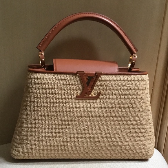 Louis Vuitton Raffia Capucines MM Limited Edition - Picture 1 of 16